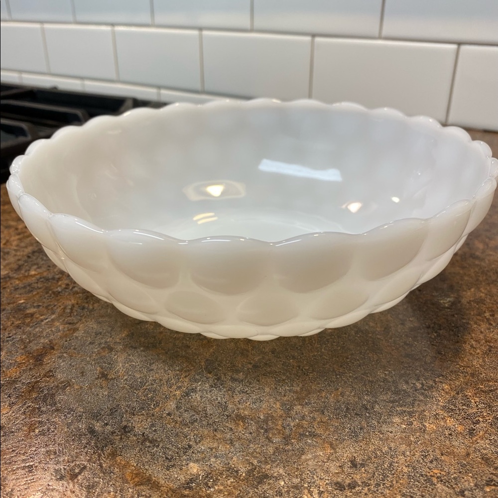 Vintage Milk Glass Bowl